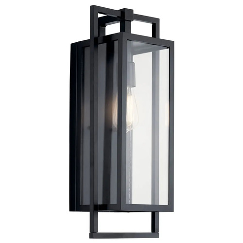 Kichler Lighting Goson 20.25-Inch Outdoor Wall Light in Black by Kichler Lighting 59087BK