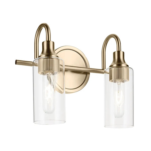 Kichler Lighting Kavi 2-Light Bath Light in Champagne Bronze by Kichler Lighting  55210CPZ