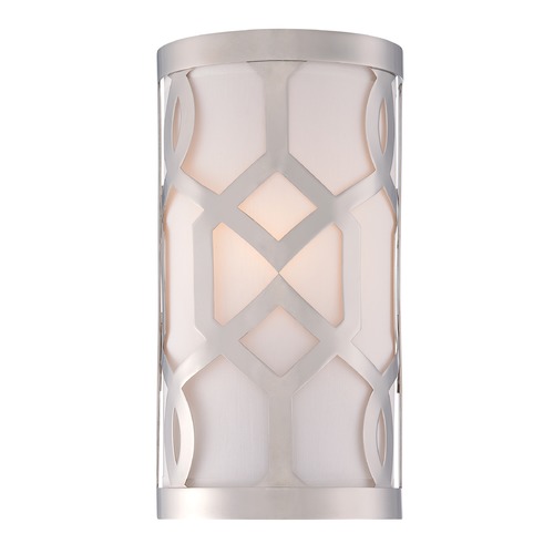 Crystorama Lighting Crystorama Lighting Jennings Polished Nickel Sconce 2262-PN