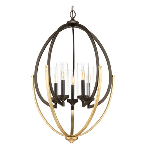 Progress Lighting Evoke Chandelier in Bronze by Progress Lighting P400025-020