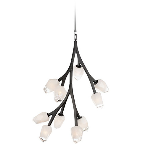 ET2 Lighting Blossom 10-Light LED Pendant in Black by ET2 Lighting E32798-93BK