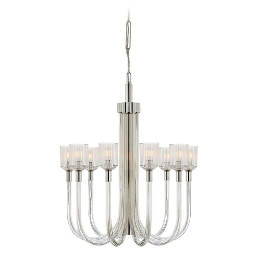 Visual Comfort Signature Collection Kelly Wearstler Reverie Chandelier in Nickel by Visual Comfort Signature KW5401CRBPN