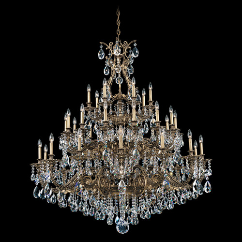 Schonbek Lighting Sophia Florentine Bronze Crystal Chandelier by Schonbek Lighting 6967-83H