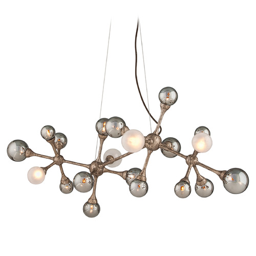 Corbett Lighting Corbett Lighting Element Stria Gold Leaf LED Island Light 206-520-SGL