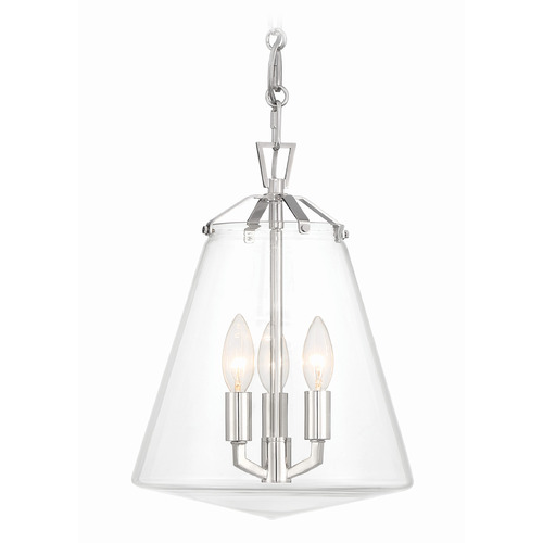 Crystorama Lighting Crystorama Lighting Voss Polished Nickel Chandelier VSS-7004-PN