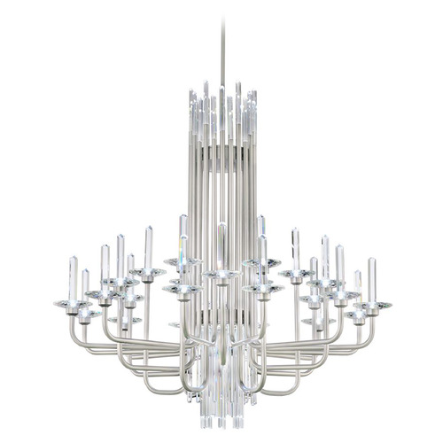 Schonbek Lighting Schonbek Worldwide Lighting Calliope Soft Silver LED Chandelier S5724-710O
