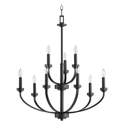 Quorum Lighting Reyes Noir Chandelier by Quorum Lighting 6160-9-69