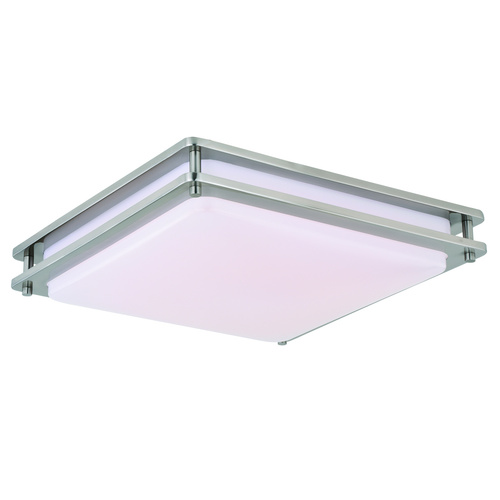 Vaxcel Lighting Horizon Dim-to-Warm LED Flush Mount in Satin Nickel by Vaxcel Lighting C0150