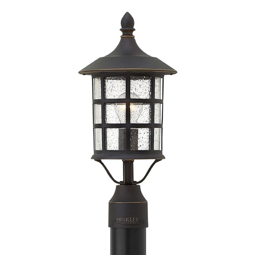 Hinkley Freeport 17.75-Inch Oil Rubbed Bronze Post Light by Hinkley Lighting 1807OZ