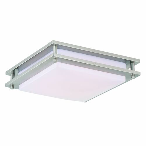 Vaxcel Lighting Horizon Dim-to-Warm LED Flush Mount in Satin Nickel by Vaxcel Lighting C0152