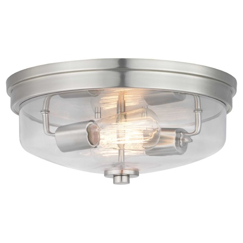 Progress Lighting Blakely Brushed Nickel Flush Mount by Progress Lighting P350121-009