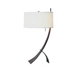 Hubbardton Forge Lighting Table Lamp with Drum Lamp Shade 272666-SKT-05-SF1695