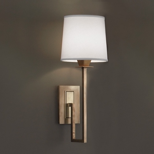Norwell Lighting Maya Aged Brass Sconce 9675-AG-WS