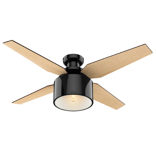 Hunter Fan Company Cranbrook 52-Inch Low Profile Fan in Gloss Black by Hunter Fan Company 59259