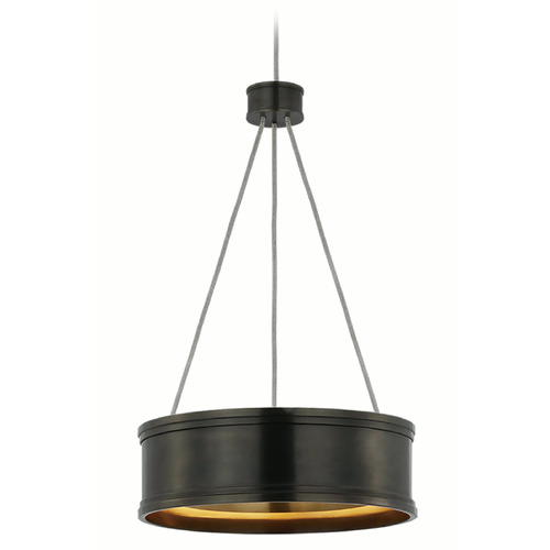 Visual Comfort Signature Collection Chapman & Myers Connery Pendant in Bronze by Visual Comfort Signature CHC1610BZ