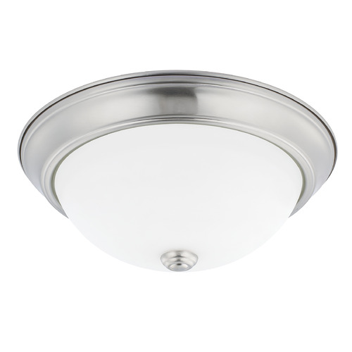 HomePlace by Capital Lighting Bates 13-Inch Flush Mount in Brushed Nickel by HomePlace by Capital Lighting 214722BN