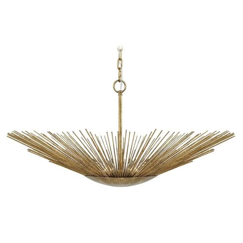 Visual Comfort Studio Collection Alexa Hampton 32-Inch Helios Antique Gild Pendant by Visual Comfort Studio AP1084ADB