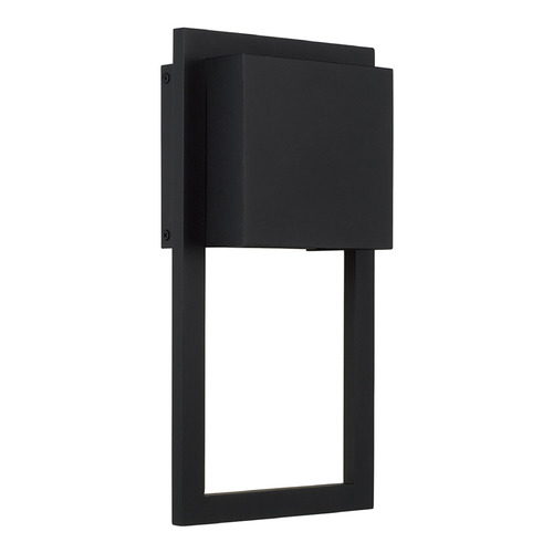 Capital Lighting Nate Medium Outdoor Wall Light in Black by Capital Lighting 956011BK-GL