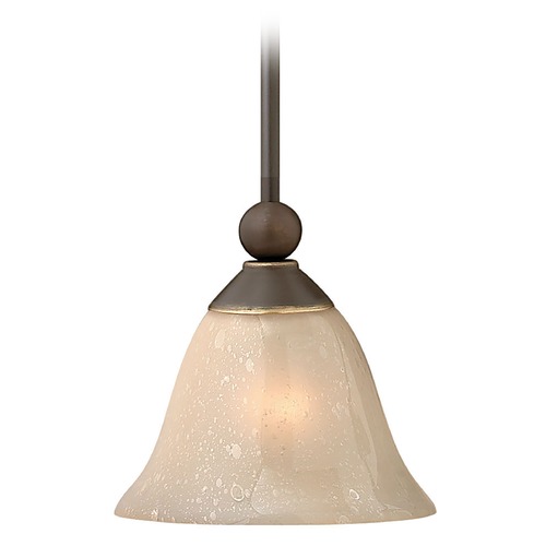 Hinkley Light Amber Seeded Glass Mini-Bronze by Hinkley Lighting 4667OB