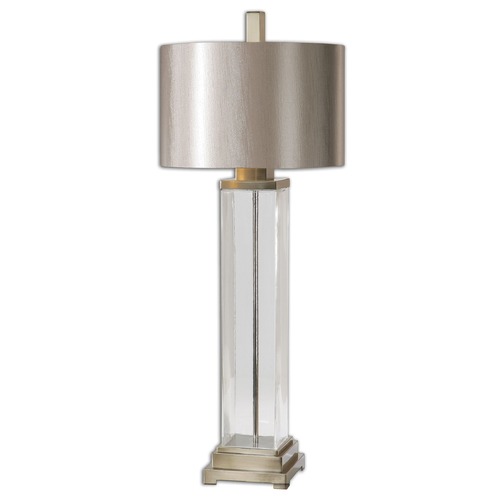 Uttermost Lighting Drustan Clear Glass Table Lamp by Uttermost Lighting 26160-1