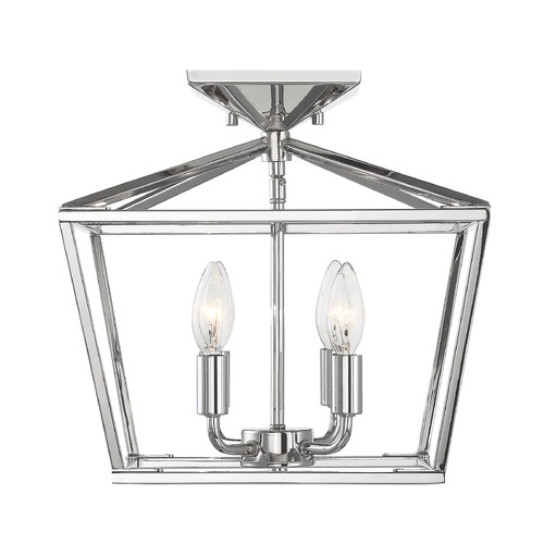 Savoy House Townsend 4-Light Polished Nickel Semi-Flush Mount by Savoy House 6-328-4-109