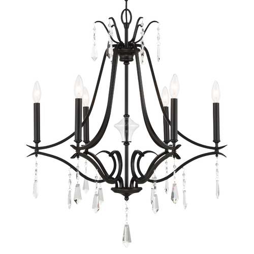 Minka Lavery Laurel Estate 6-Light Chandelier in Coal by Minka Lavery 4446-66A