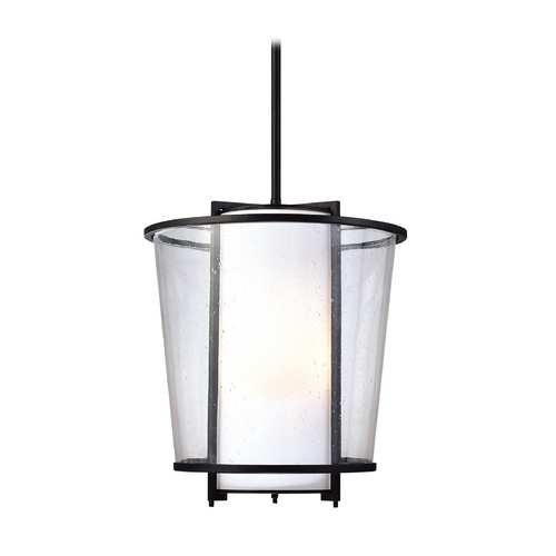 Troy Lighting Bennington 15.25-Inch High Pendant in Texture Black by Troy Lighting F1358-TBK