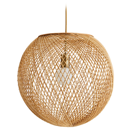 Arteriors Home Lighting Indiana 17.5-Inch Pendant in Natural Wicker by Arteriors Home 45629