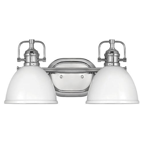 Hinkley Rowan 2-Light Chrome Bathroom Light by Hinkley Lighting 5812CM
