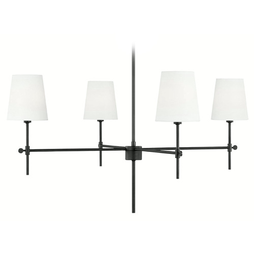 Visual Comfort Studio Collection Visual Comfort Studio Collection Thomas O'brien Baker Midnight Black Chandelier 3287204-112