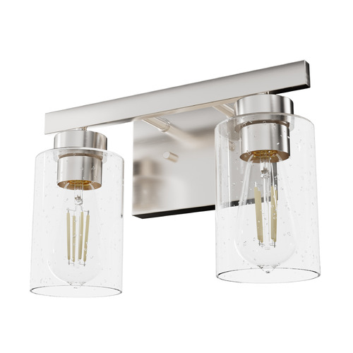 Hunter Fan Company Hunter Fan Company Hartland Brushed Nickel Bathroom Light 13074