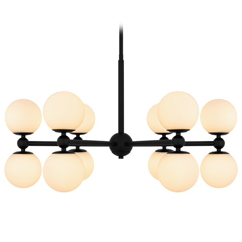Quoizel Lighting Quoizel Lighting Elser Matte Black Chandelier PCELS5031MBK