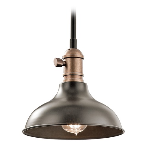 Kichler Lighting Cobson 8-Inch Pendant in Olde Bronze by Kichler Lighting 42579OZ