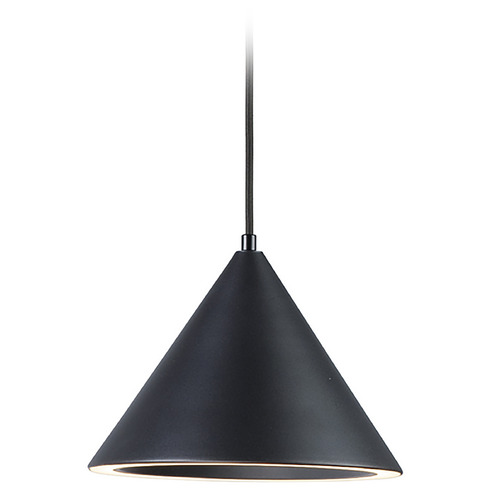 ET2 Lighting Abyss 9.50-Inch LED Mini Pendant in Black by ET2 Lighting E20082-BK