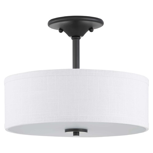 Progress Lighting Inspire Graphite Semi-Flush Mount by Progress Lighting P350129-143