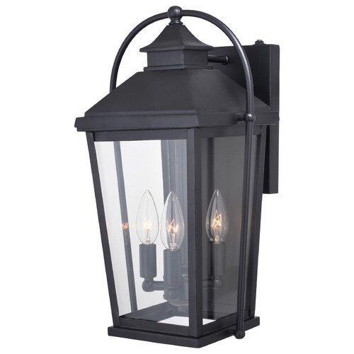 Vaxcel Lighting Vaxcel Lighting Lexington Textured Black Outdoor Wall Light T0539