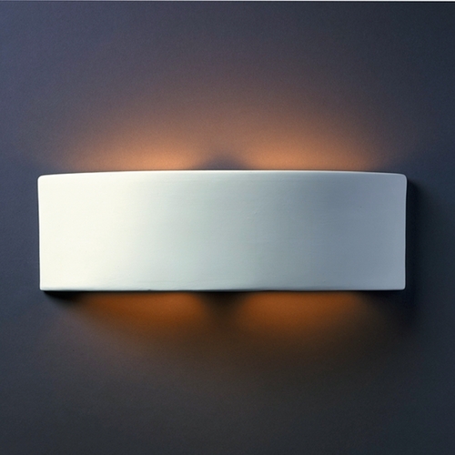 Justice Design Group Sconce Wall Light in Bisque by Justice Design Group CER-5205-BIS