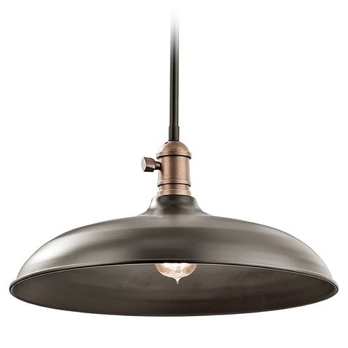 Kichler Lighting Cobson 16-Inch Pendant in Olde Bronze by Kichler Lighting 42585OZ