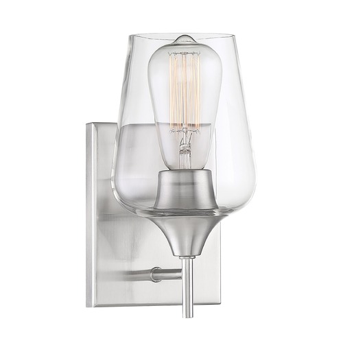 Savoy House Octave Wall Sconce in Satin Nickel by Savoy House 9-4030-1-SN