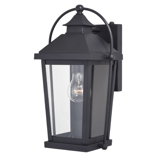 Vaxcel Lighting Vaxcel Lighting Lexington Textured Black Outdoor Wall Light T0540