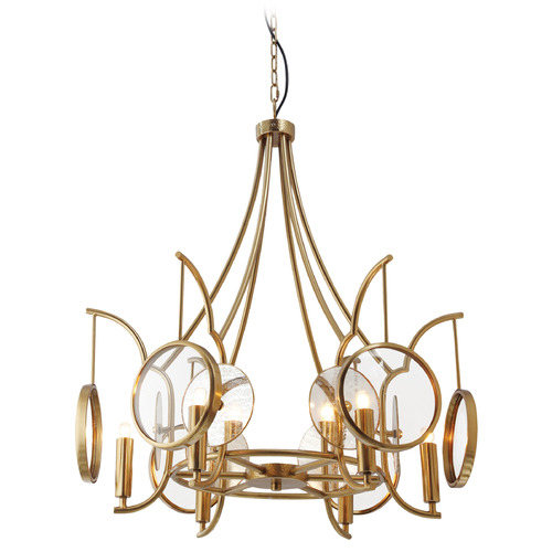 Minka Lavery Into Focus 6-Light Chandelier in Artisan Brass by Minka Lavery 3816-863