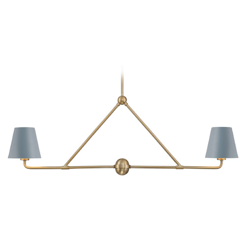 Crystorama Lighting Crystorama Lighting Xavier Vibrant Gold , Blue Chandelier XAV-B9302-VG-BL