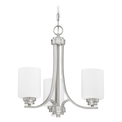Craftmade Lighting Bolden Brushed Polished Nickel Chandelier by Craftmade Lighting 50523-BNK-WG