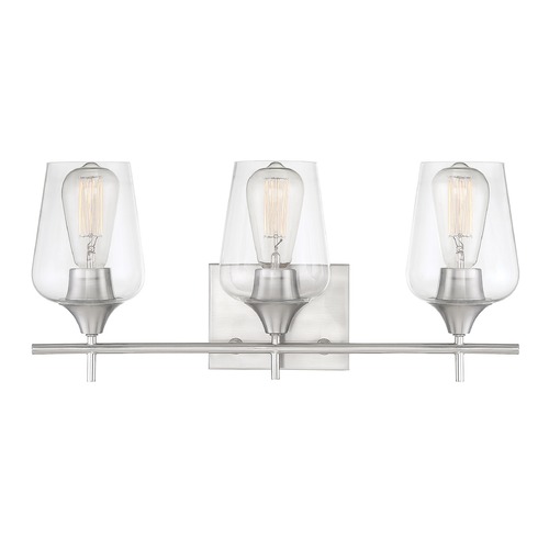 Savoy House Octave 3-Light Satin Nickel Vanity by Savoy House 8-4030-3-SN