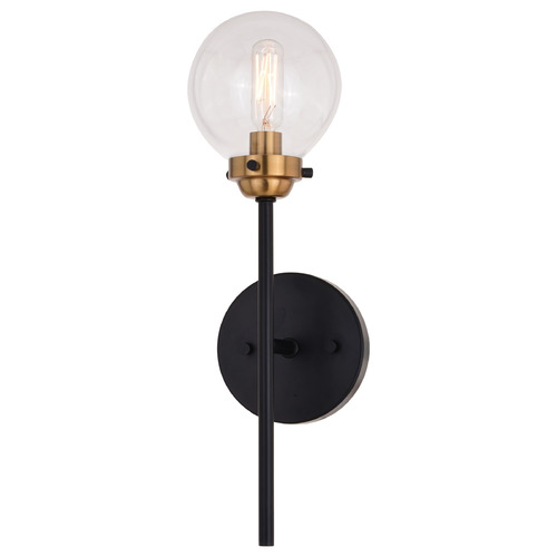Vaxcel Lighting Vaxcel Lighting Orbit Oil Rubbed Bronze & Muted Brass Sconce W0395