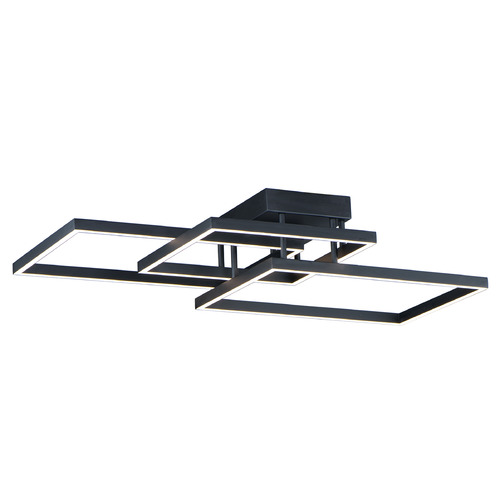 ET2 Lighting Traverse LED Flush Mount in Black by ET2 Lighting E21513-BK