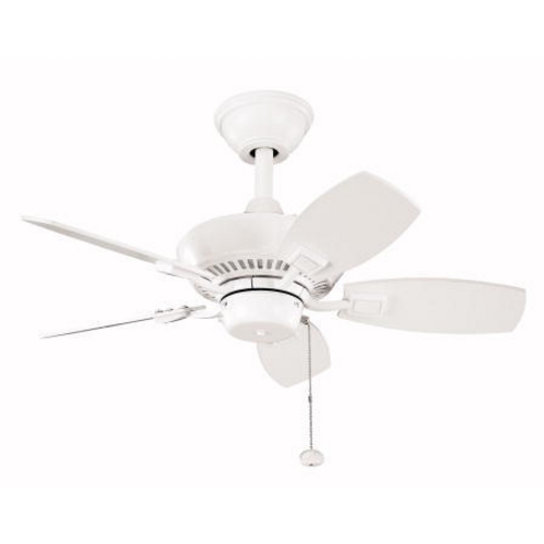 Kichler Lighting Canfield 30-Inch Fan in White by Kichler Lighting 300103WH
