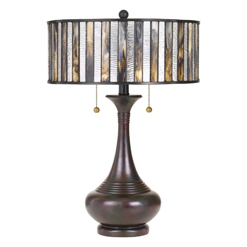 Quoizel Lighting Roland Table Lamp in Valiant Bronze by Quoizel Lighting TF3334TVA