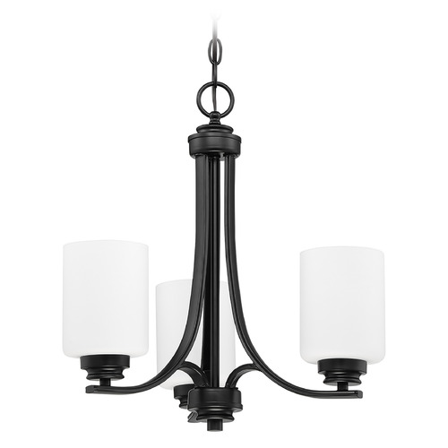 Craftmade Lighting Bolden Flat Black Chandelier by Craftmade Lighting 50523-FB-WG