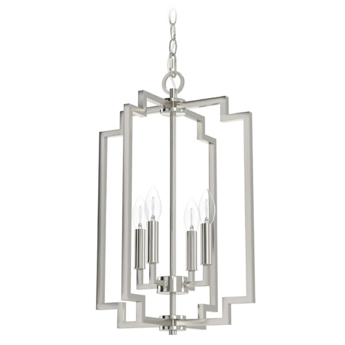 Hunter Fan Company Hunter Fan Company Zoanne Brushed Nickel Pendant Light 19575